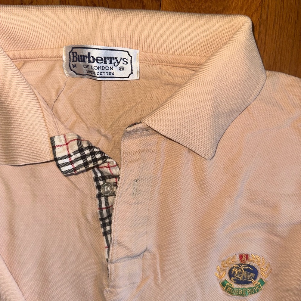Burberry Men’s Polo Long Sleeve Shirt